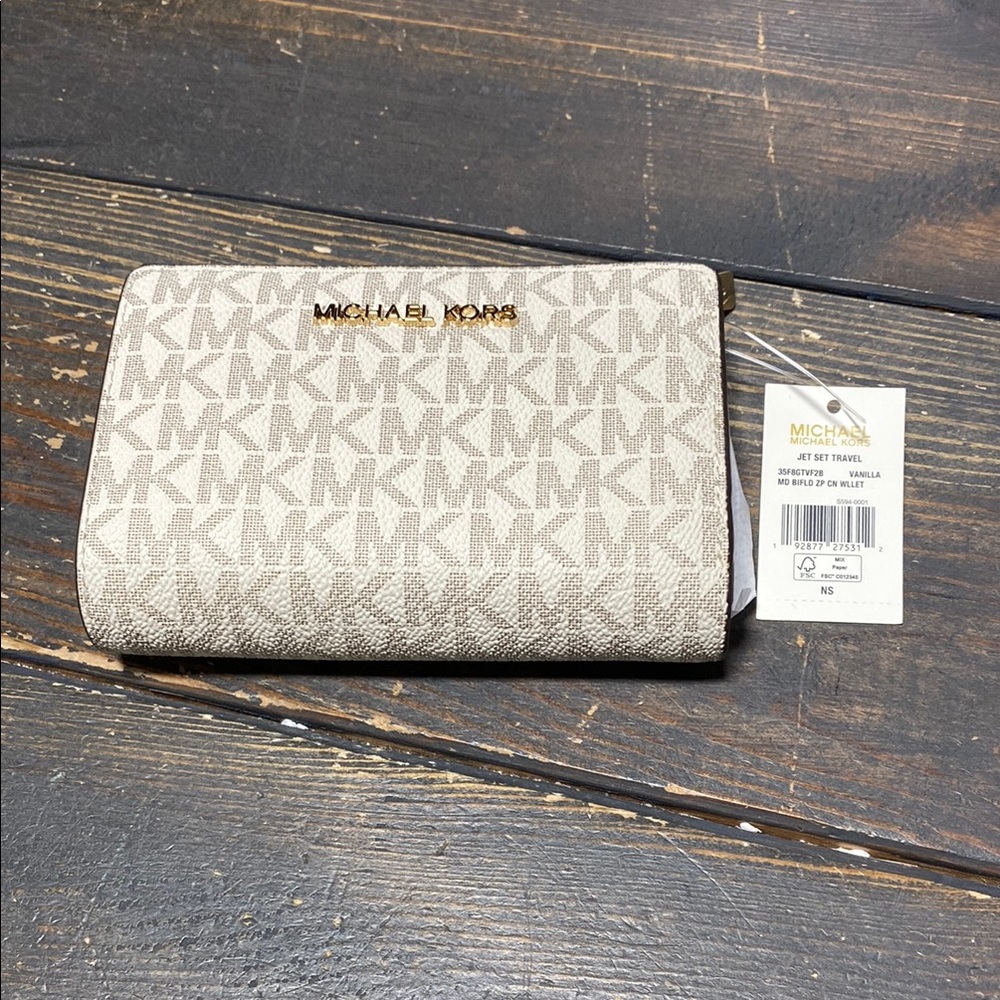Michael Kors Medium Signature Logo Wallet - Picture 3 of 3